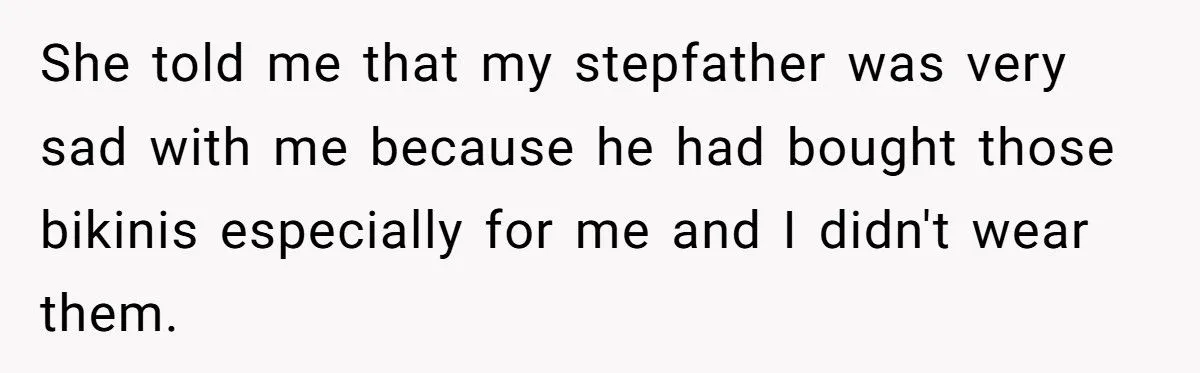 Stepdad Buys Teen Stepdaughter Thong Bikinis, Then Gets Upset When She Refuses to Wear Them