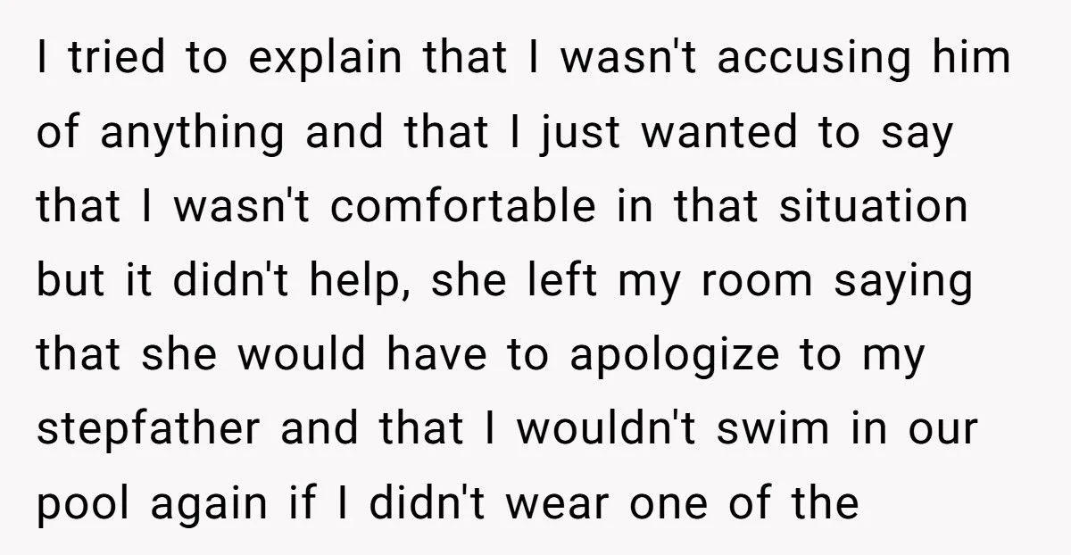 Stepdad Buys Teen Stepdaughter Thong Bikinis, Then Gets Upset When She Refuses to Wear Them