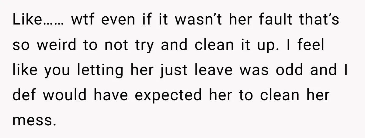 MIL Forced a 24-Year-Old to Eat Something Gross - The Cleanup That Followed Left Everyone Speechless