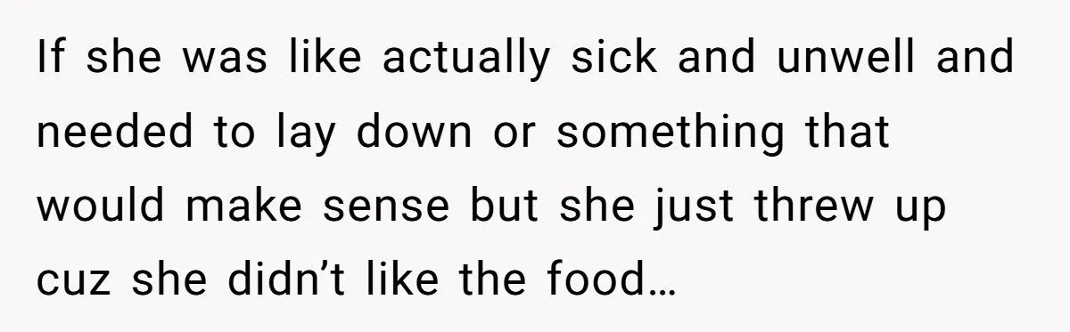 MIL Forced a 24-Year-Old to Eat Something Gross - The Cleanup That Followed Left Everyone Speechless