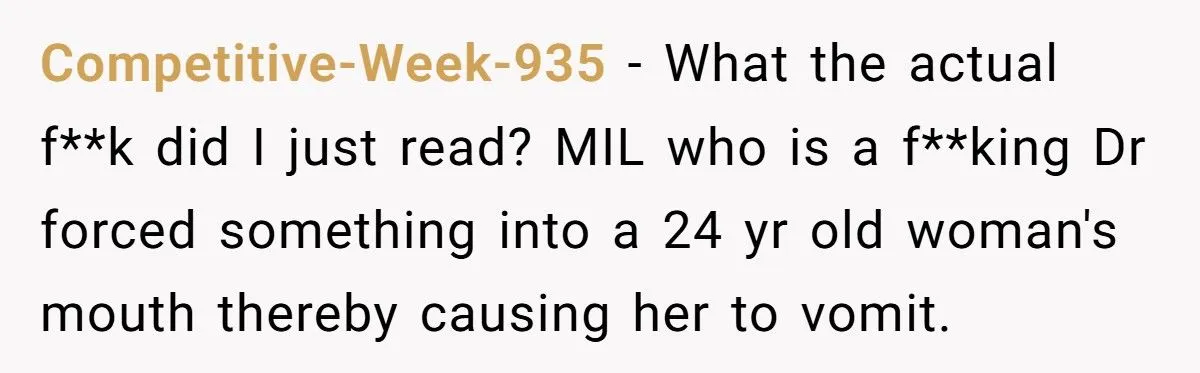 MIL Forced a 24-Year-Old to Eat Something Gross - The Cleanup That Followed Left Everyone Speechless