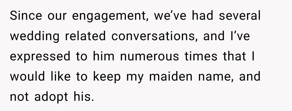 Bride Stands Her Ground on Last Name - Gets Branded a ‘Woke Woman’ and Bans MIL From Wedding