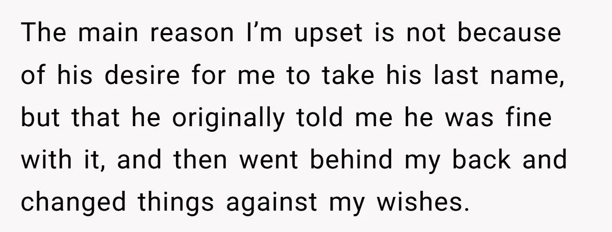 Bride Stands Her Ground on Last Name - Gets Branded a ‘Woke Woman’ and Bans MIL From Wedding