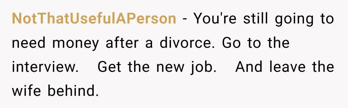Husband Left Crushed After Wife Withheld Love for Months - Only to Want Him Back Once He Got a Better Job