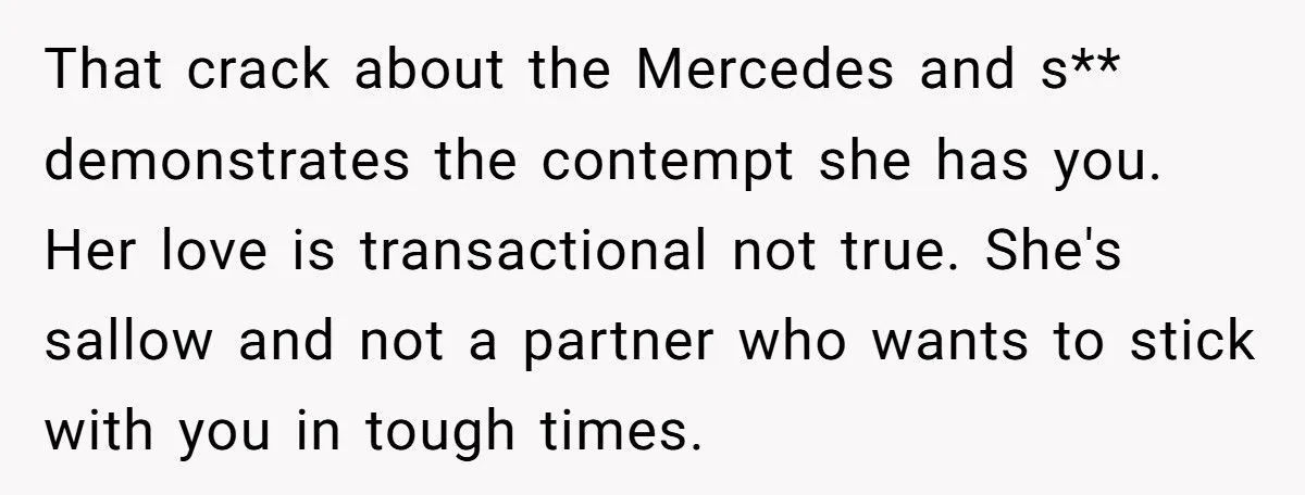 Husband Left Crushed After Wife Withheld Love for Months - Only to Want Him Back Once He Got a Better Job