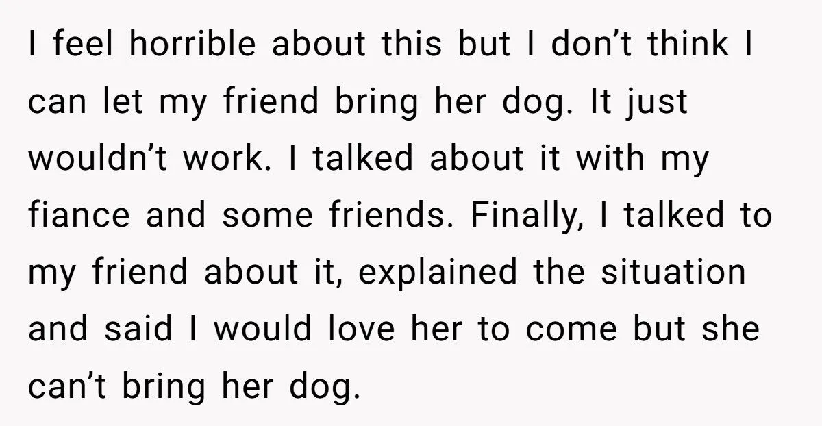 Drama You Won’t Believe: Bride Bans Blind Friend’s Guide Dog from Wedding