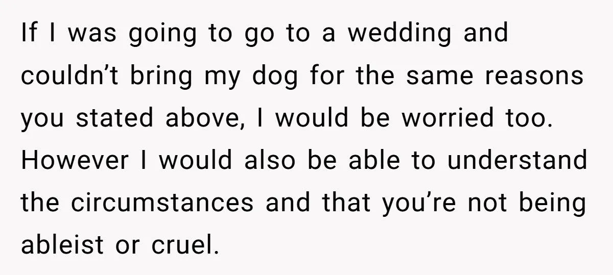 Drama You Won’t Believe: Bride Bans Blind Friend’s Guide Dog from Wedding