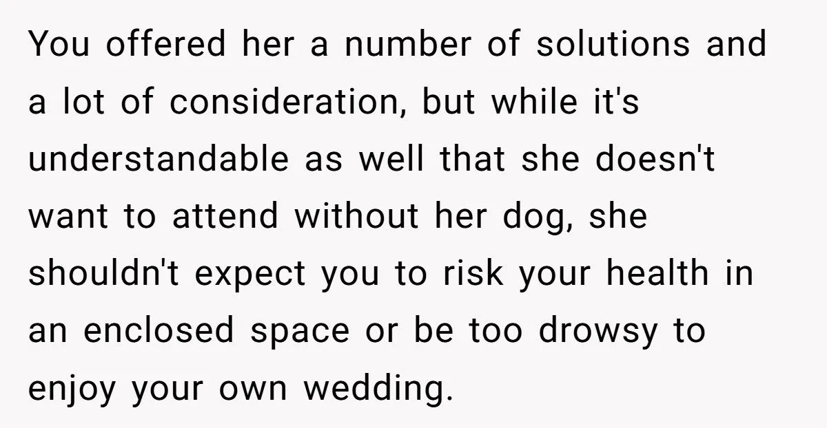 Drama You Won’t Believe: Bride Bans Blind Friend’s Guide Dog from Wedding