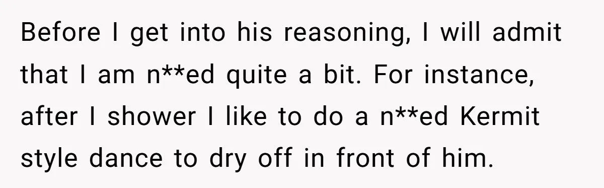 Her Boyfriend Told Her Not to Talk to Him While Naked - The Internet Can’t Believe His Reason