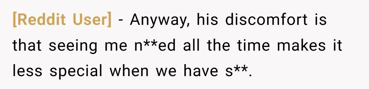 Her Boyfriend Told Her Not to Talk to Him While Naked - The Internet Can’t Believe His Reason