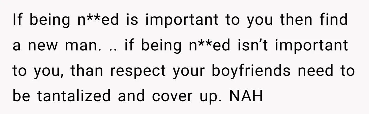 Her Boyfriend Told Her Not to Talk to Him While Naked - The Internet Can’t Believe His Reason