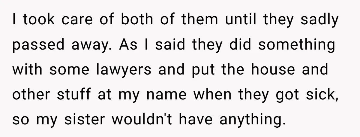 This Man Refused to Share His Parents’ Inheritance After His Sister Rejected It Once