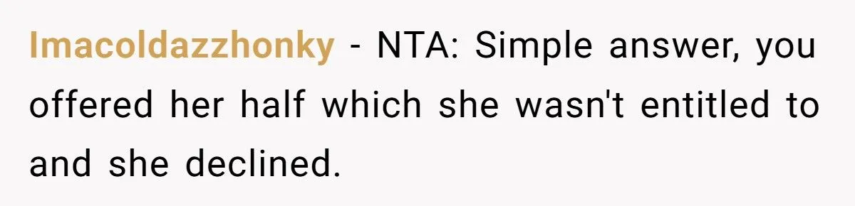 This Man Refused to Share His Parents’ Inheritance After His Sister Rejected It Once