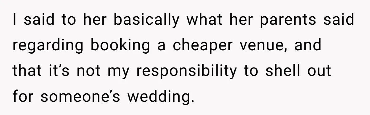 A Redditor’s Refusal To Fund A Friend’s Lavish Wedding Sparks Entitlement Outrage