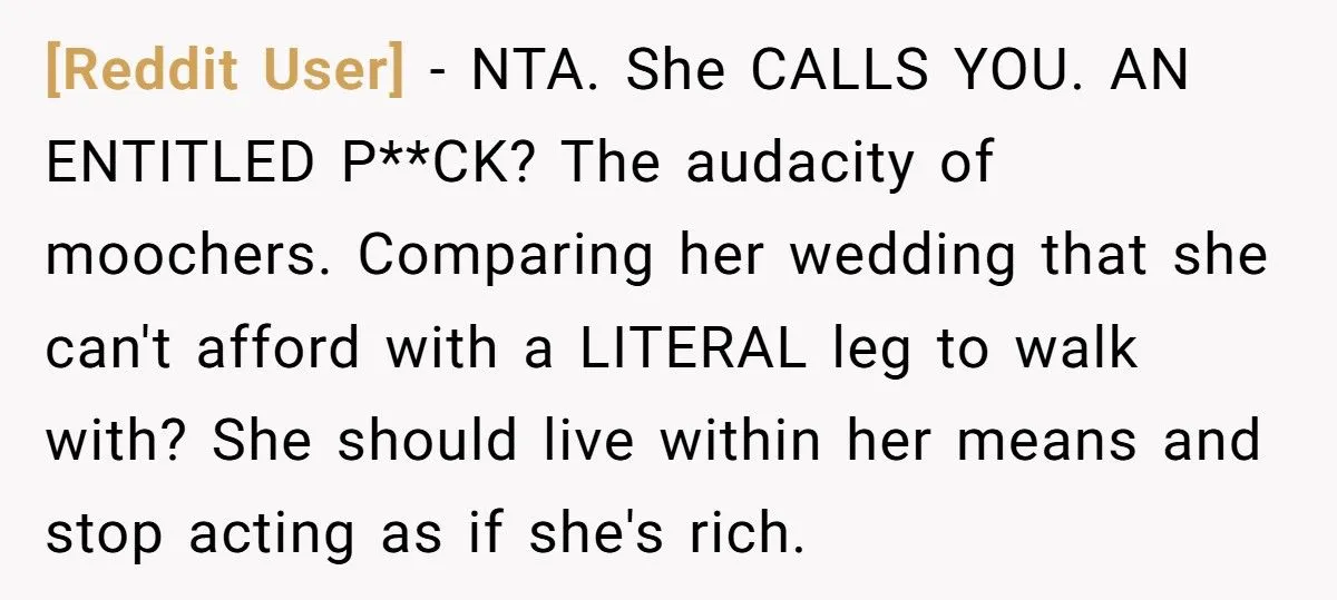 A Redditor’s Refusal To Fund A Friend’s Lavish Wedding Sparks Entitlement Outrage