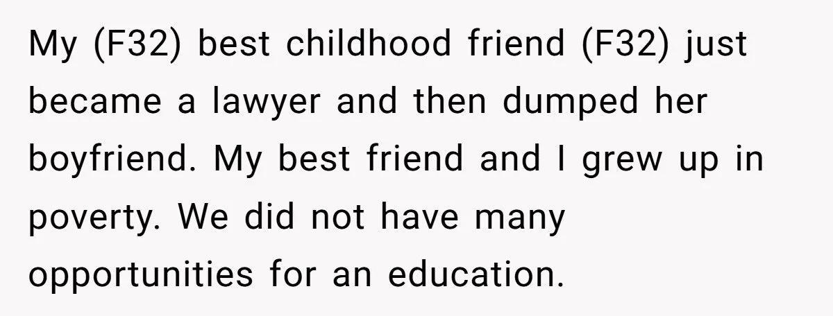 Teacher Calls Out Lawyer Friend For Dumping Supportive Boyfriend Over Classist ‘Real Man’ Claim