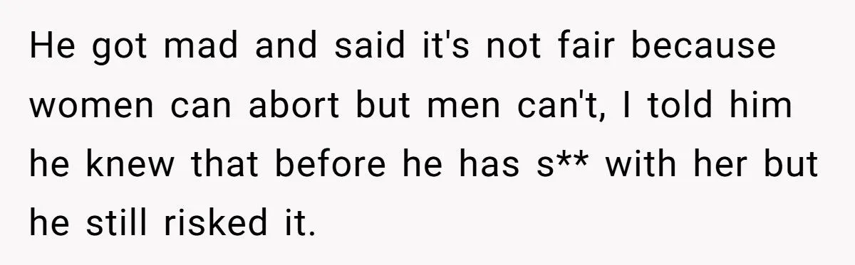 He Called Out His Brother for Complaining About Child Support After a One-Night Pregnancy