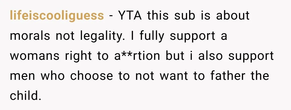 He Called Out His Brother for Complaining About Child Support After a One-Night Pregnancy