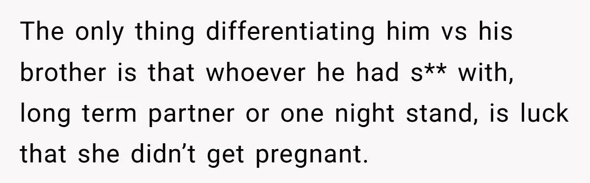 He Called Out His Brother for Complaining About Child Support After a One-Night Pregnancy