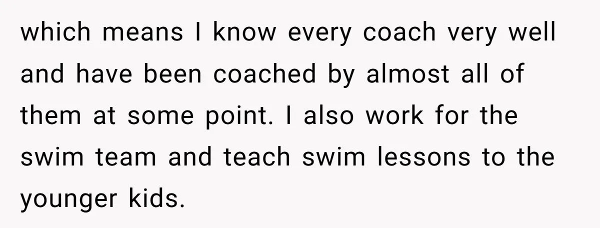 Teen Swimmer Walked Out on a Substitute Coach – What Happened Next Had the Whole Team Talking