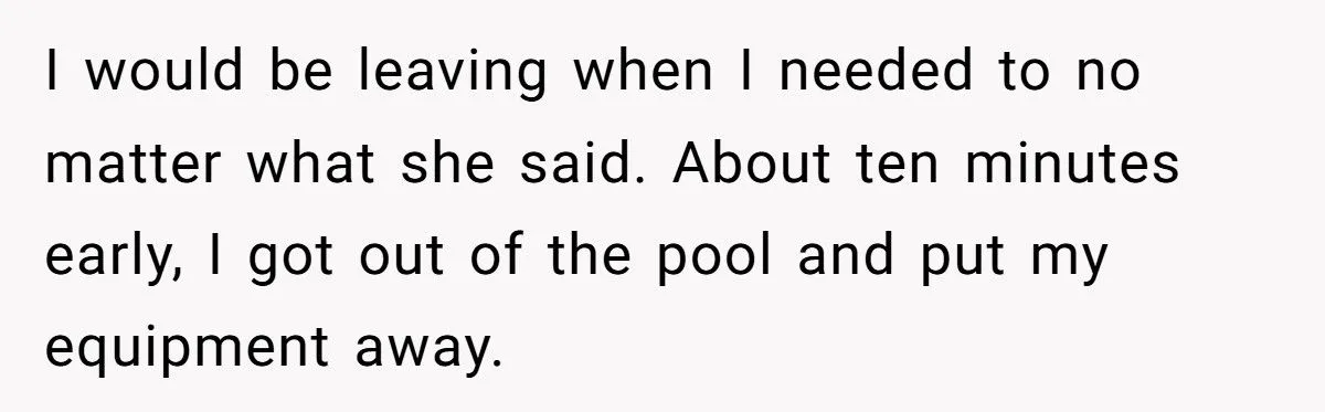 Teen Swimmer Walked Out on a Substitute Coach – What Happened Next Had the Whole Team Talking