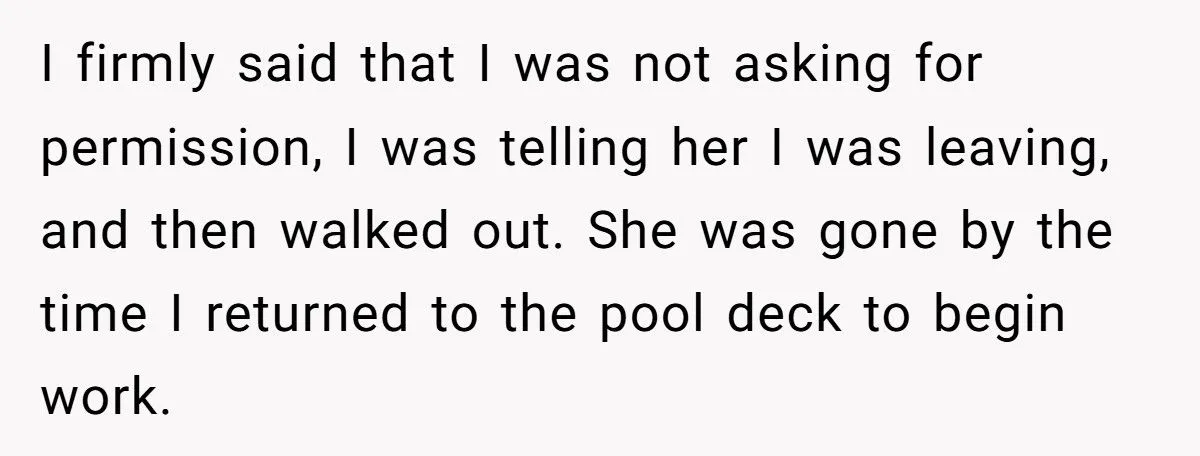 Teen Swimmer Walked Out on a Substitute Coach – What Happened Next Had the Whole Team Talking