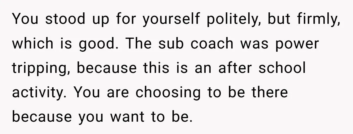 Teen Swimmer Walked Out on a Substitute Coach – What Happened Next Had the Whole Team Talking