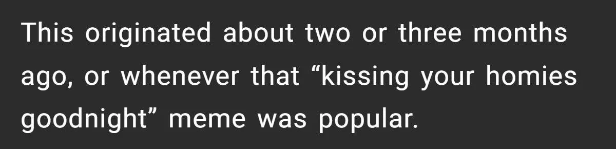 This Man Defends Tradition of Kissing His Homies Goodnight - Girlfriend Calls It Weird