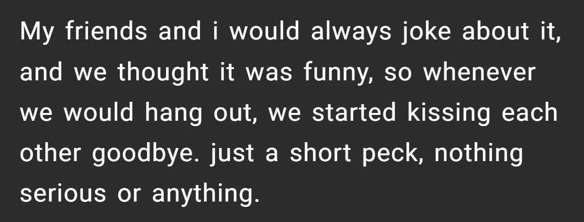 This Man Defends Tradition of Kissing His Homies Goodnight - Girlfriend Calls It Weird