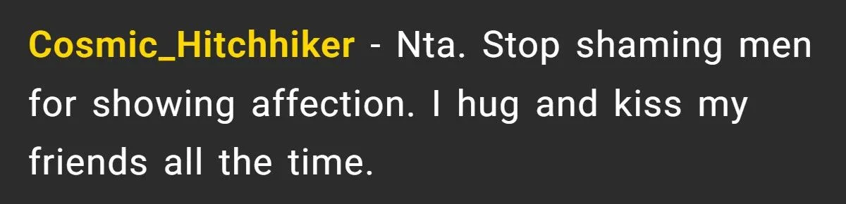 This Man Defends Tradition of Kissing His Homies Goodnight - Girlfriend Calls It Weird