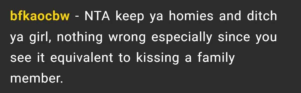 This Man Defends Tradition of Kissing His Homies Goodnight - Girlfriend Calls It Weird