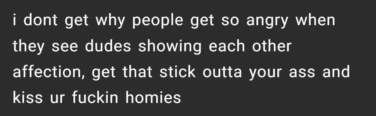 This Man Defends Tradition of Kissing His Homies Goodnight - Girlfriend Calls It Weird