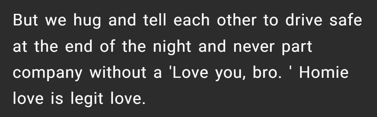 This Man Defends Tradition of Kissing His Homies Goodnight - Girlfriend Calls It Weird