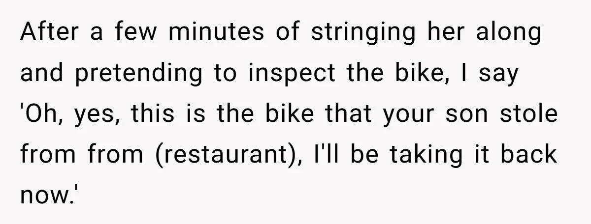 15-Year-Old Thought He Could Get Away With Stealing a Bike - Then His Dad Made It Even Worse