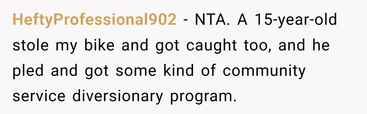 15-Year-Old Thought He Could Get Away With Stealing a Bike - Then His Dad Made It Even Worse