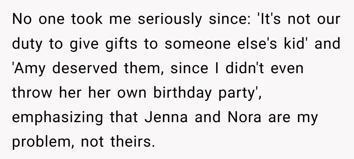 She Forced Her Daughter to Share Birthday Gifts with Her Stepdaughter, and Now Their Home Is Filled with Tension