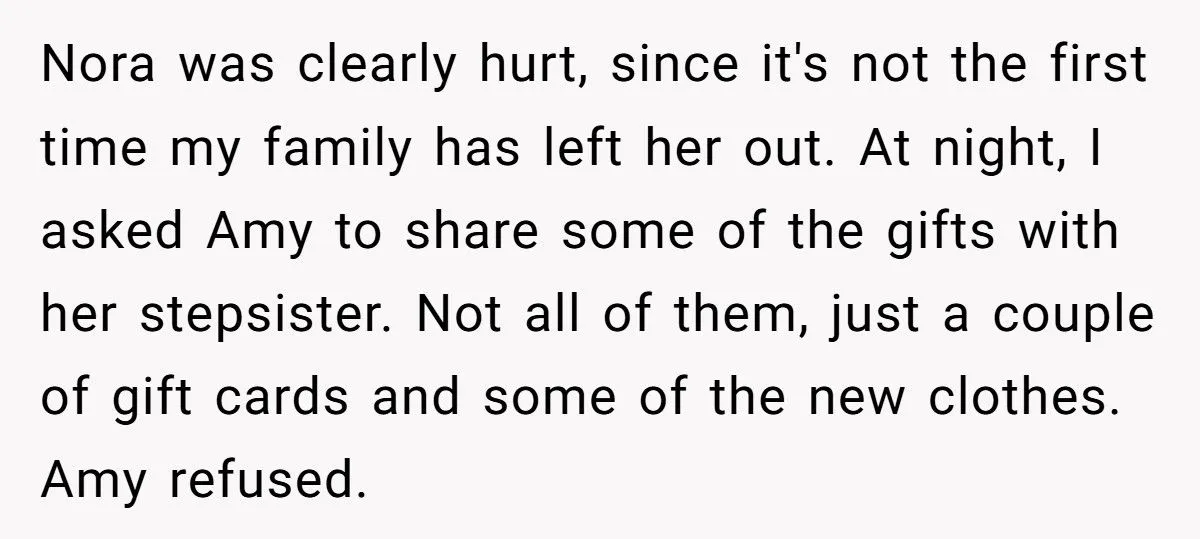 She Forced Her Daughter to Share Birthday Gifts with Her Stepdaughter, and Now Their Home Is Filled with Tension