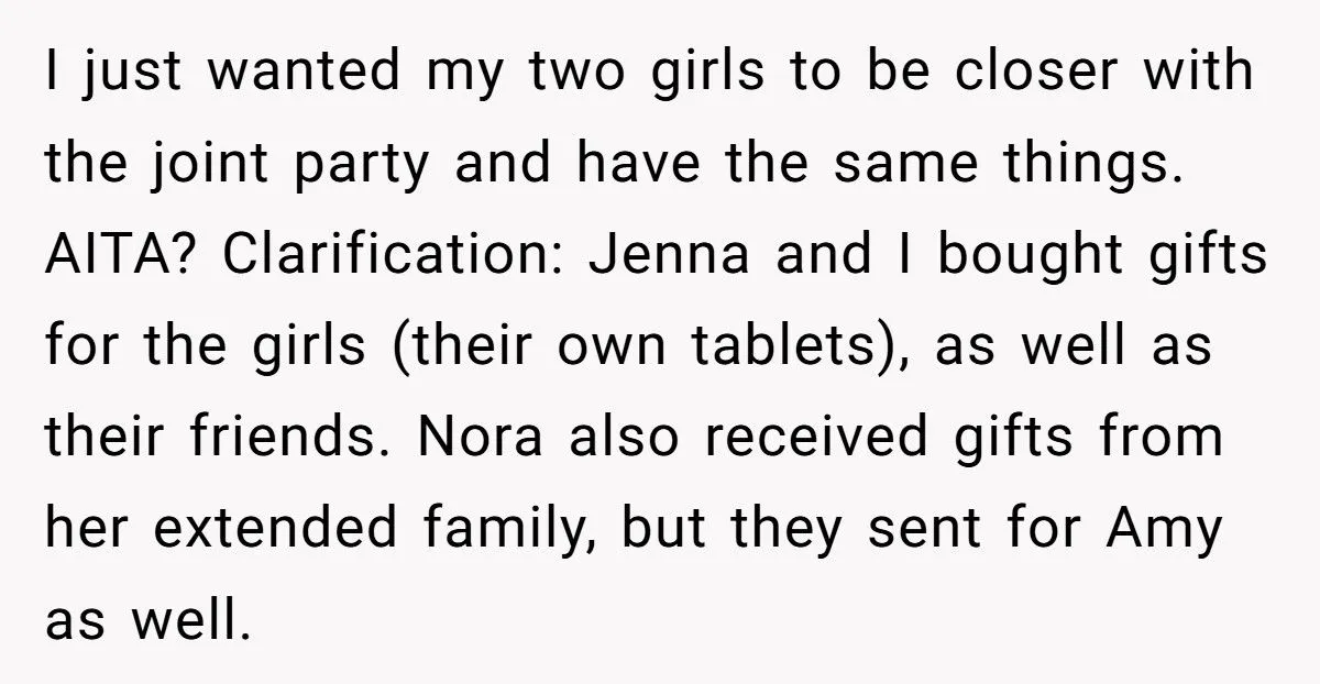 She Forced Her Daughter to Share Birthday Gifts with Her Stepdaughter, and Now Their Home Is Filled with Tension