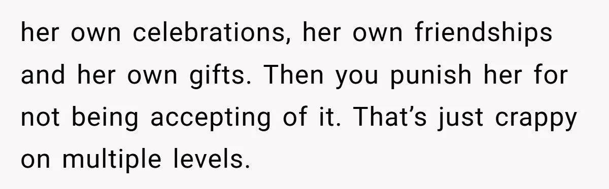 She Forced Her Daughter to Share Birthday Gifts with Her Stepdaughter, and Now Their Home Is Filled with Tension