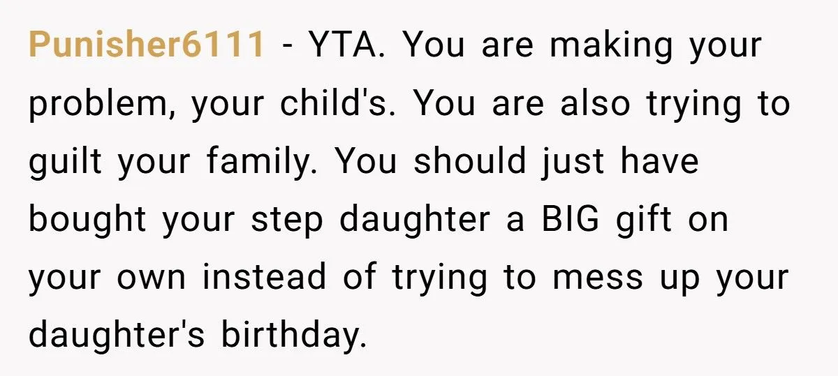 She Forced Her Daughter to Share Birthday Gifts with Her Stepdaughter, and Now Their Home Is Filled with Tension