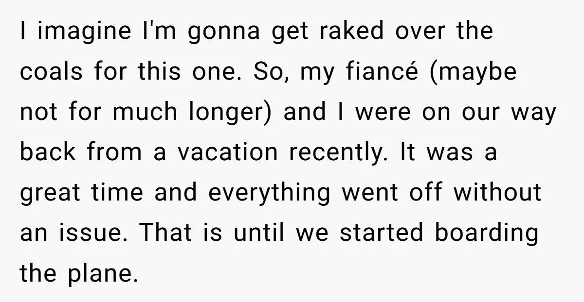 A Man Pretends He’s a Stranger While His Fiancée Gets Dragged Off a Plane Screaming