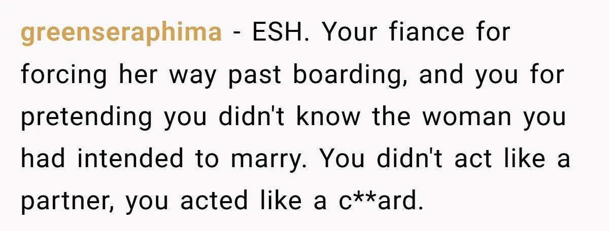 A Man Pretends He’s a Stranger While His Fiancée Gets Dragged Off a Plane Screaming