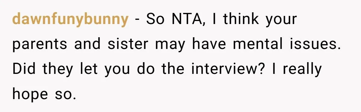 Sister’s Jealousy Turned An Interview Into A Crime Scene