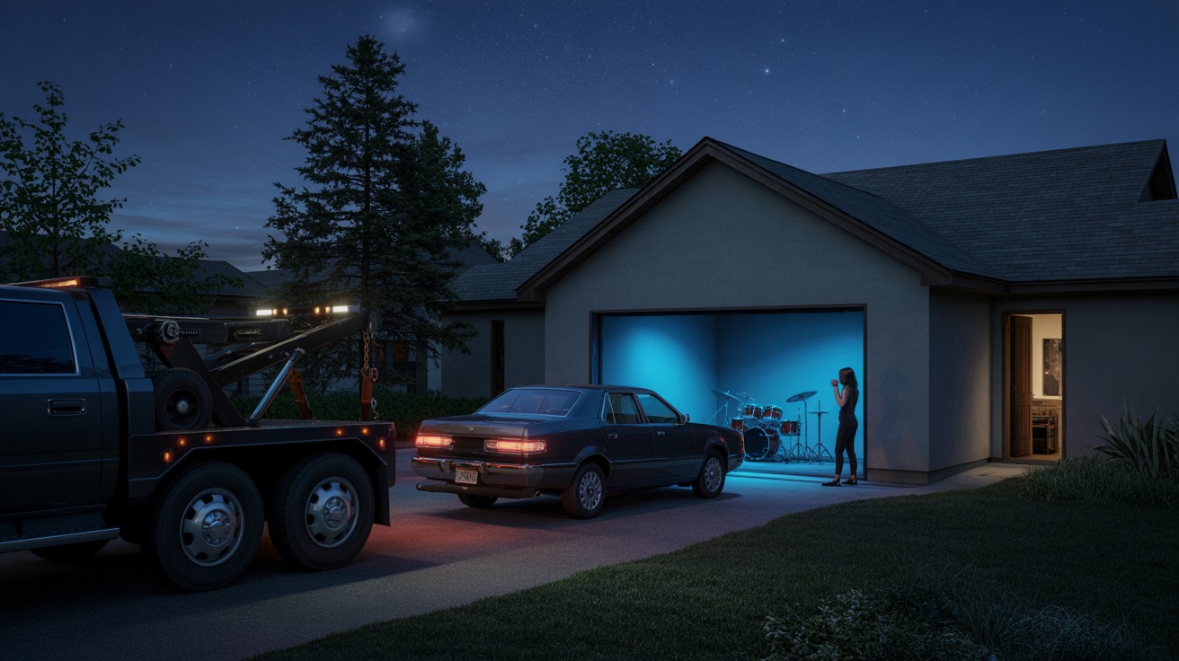 Man Snaps At Neighbor Over Baby Noise Complaints After Towing Car