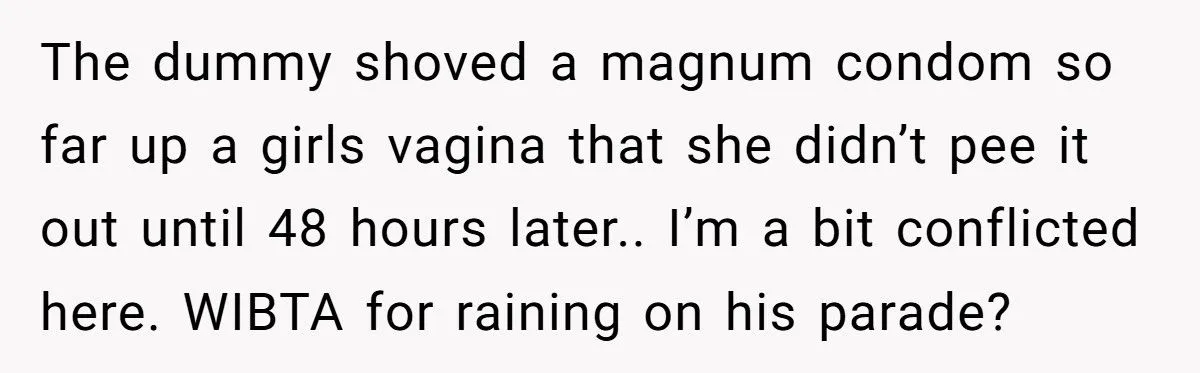 One Roommate’s Magnum Flex Turned Into the Most Embarrassing Disaster