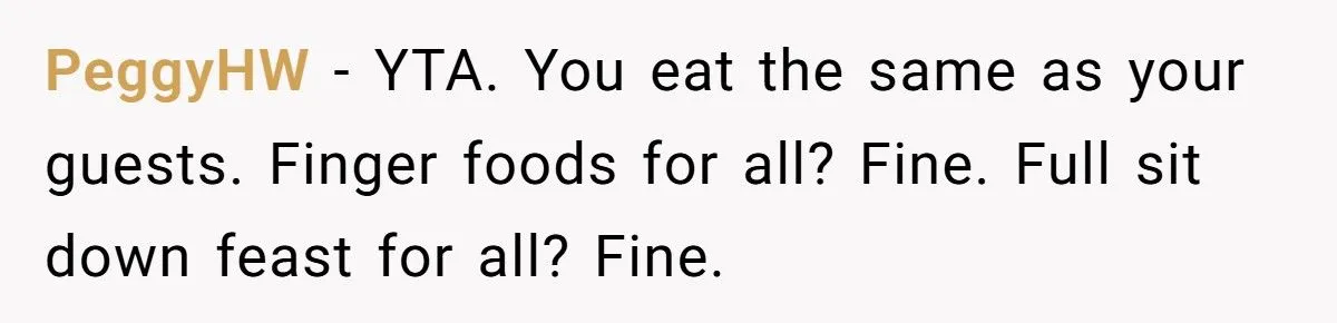 A Couple Wants to Save Money at Wedding by Feeding Guests Snacks - While the Couple Eats a Real Meal