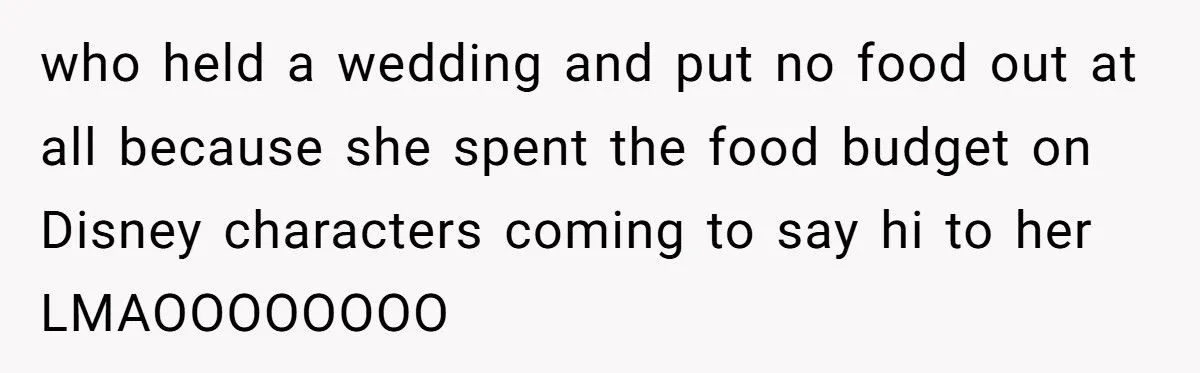 A Couple Wants to Save Money at Wedding by Feeding Guests Snacks - While the Couple Eats a Real Meal