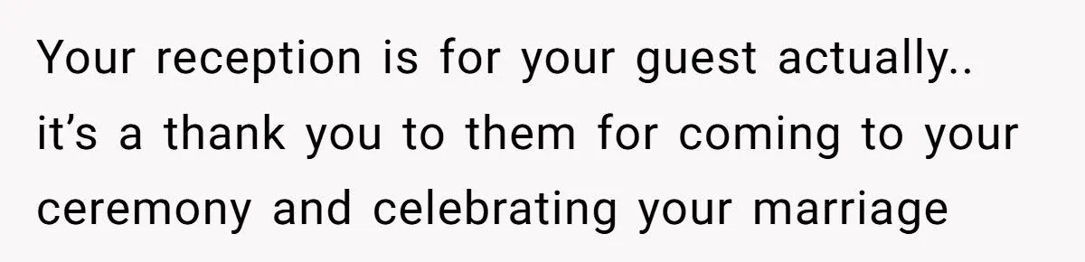 A Couple Wants to Save Money at Wedding by Feeding Guests Snacks - While the Couple Eats a Real Meal