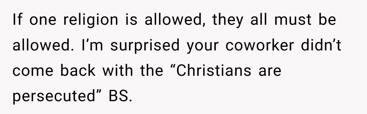 She Fought Back Against a Coworker’s Religious Overreach with “As-Salaam-Alaikum” - AITA?