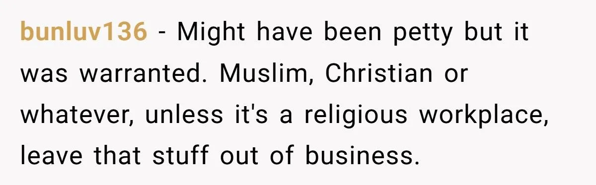 She Fought Back Against a Coworker’s Religious Overreach with “As-Salaam-Alaikum” - AITA?